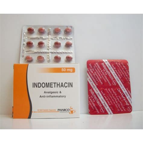 Indomethacin Pharco 50mg Capsule - Rosheta