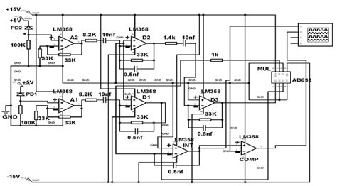 Electronics circuit for analog processing. | Download Scientific Diagram