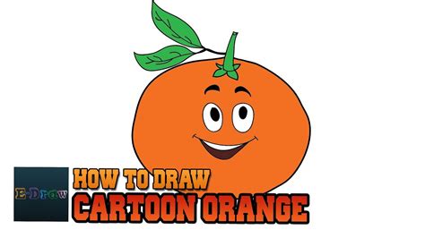 Orange Drawing For Kids Easy - Coloring Page