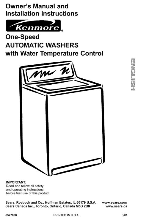 Wiring Diagram For Kenmore 90 Series Washer - Wiring Diagram