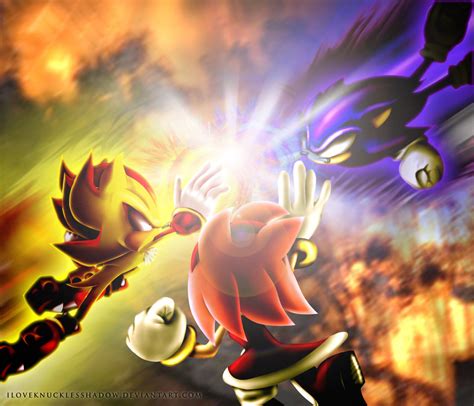 Dark Sonic VS Super Shadow & Amy To - Sonic the Hedgehog Photo ...