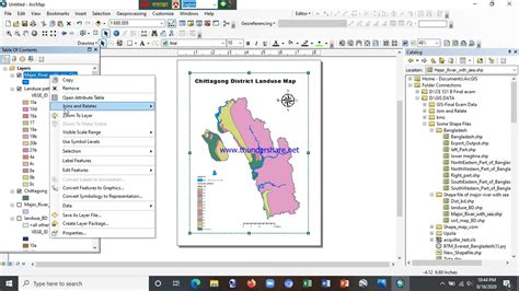 How to Create Map in GIS - YouTube