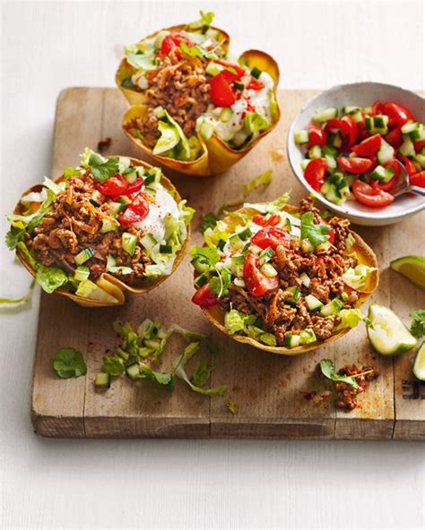 Beef burrito bowls | delicious. magazine | Recipe | Minced beef recipes ...