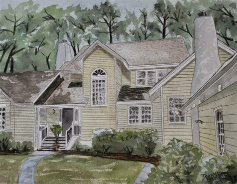 Watercolor Paintings - Art by Derek McCrea: House Paintings