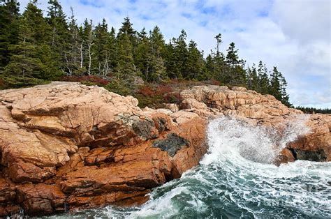 Rocky Maine Coastline. Photograph by John Greim