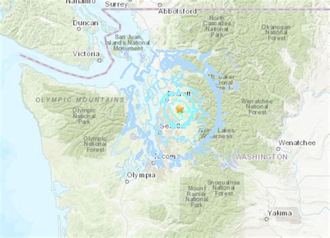 Seattle Earthquake Risk Map - United States Map