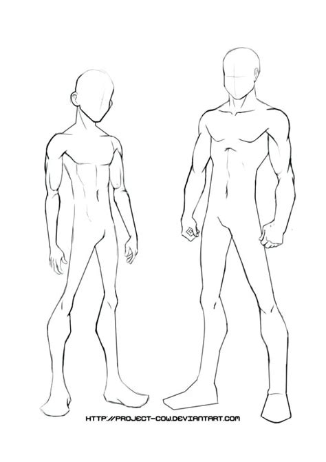 View 9 Full Body Anime Boy Body Template - greatdesignground