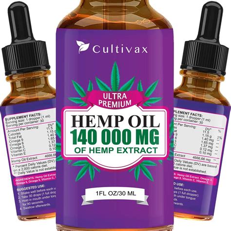 Hemp Oil 7500mg for Pain Relief, Relaxation, Better Sleep, All Natural, Pure... | eBay