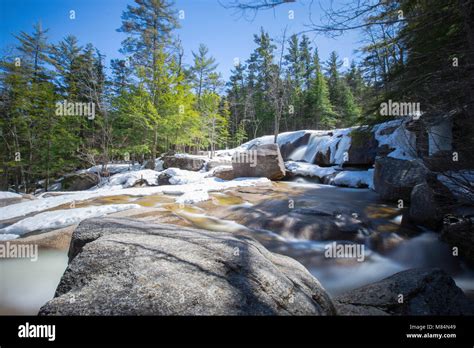 Diana's Baths Waterfalls in New Hampshire, USA Stock Photo - Alamy