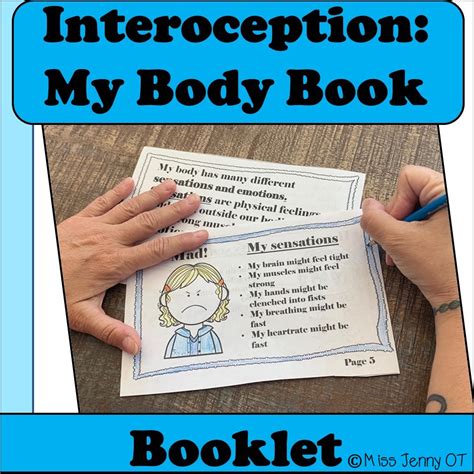 Interoception Activities Booklet - Miss Jenny OT