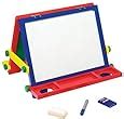 Amazon.com: Melissa & Doug Wooden Magnetic Tabletop Art Easel - Dry-Erase Board and Chalkboard ...