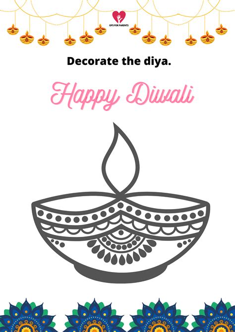 Diwali Activity for Kids, Coloring Pages | Made By Teachers | Diwali activities, Diwali, Activities