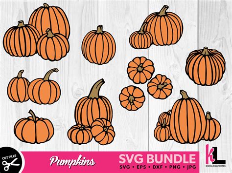 Pumpkin SVG Bundle Fall SVG Autumn SVG Halloween Svg | Etsy