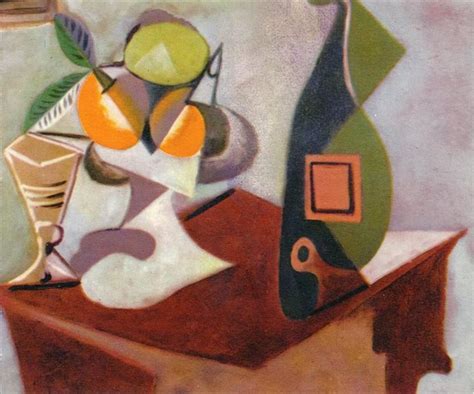 Still life with lemon and oranges, 1936 - Pablo Picasso - WikiArt.org