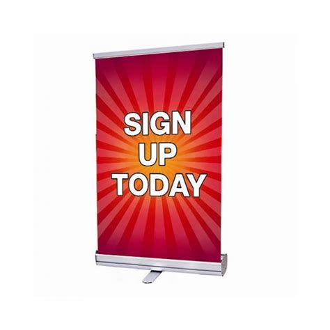 24 x 36 Retractable Banner Stand & Graphic Print | Roll Up Banner Stand