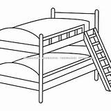 Bunk Bed Coloring Pages sketch template
