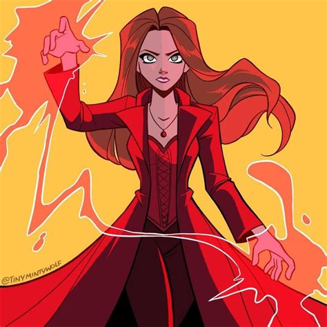 Wanda by tinymintywolf : marvelstudios | Marvel fan art, Marvel drawings, Marvel art