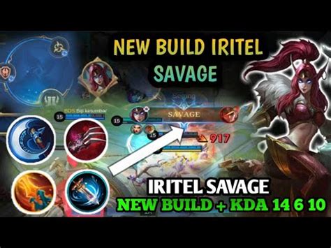 NEW BUILD IRITEL SAVAGE 2024!!! EMBLEM AND BUILD BY RRQ SKAYLAR, MLBB ACEH E-SPORT - YouTube