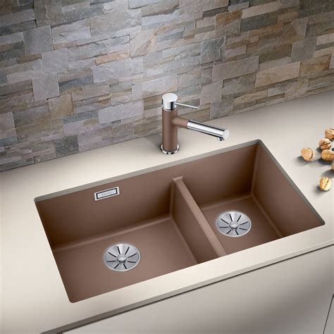 BLANCO Subline 430/270-U Undermount Sink (Black) | Bacera