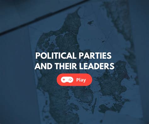 Denmark Political Parties and their leaders