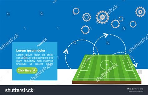 Soccer Field Modern Banner Design Soccer Stock Vector (Royalty Free) 1403154578 | Shutterstock