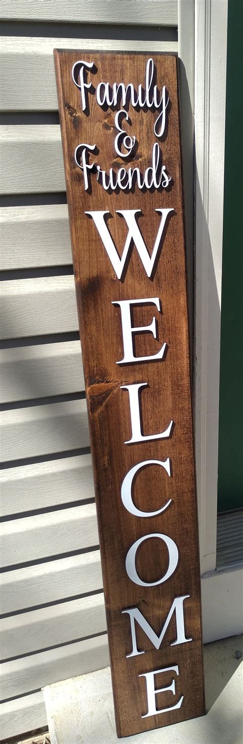 3D Welcome Sign Front Door Welcome Sign Welcome Sign Front | Etsy