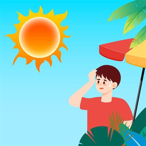 Hot Weather Cartoon Images - Free Download on Freepik