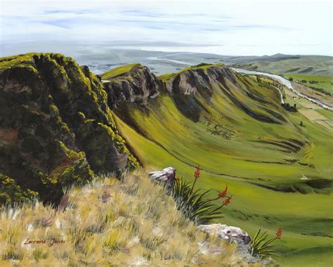 Te Mata Peak (Print) - Artist Christchurch New Zealand