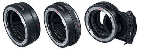 Canon EF Lens Adapters for RF Mirrorless Line