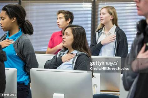 108 Pledge Of Allegiance Classroom Stock Photos, High-Res Pictures, and Images - Getty Images