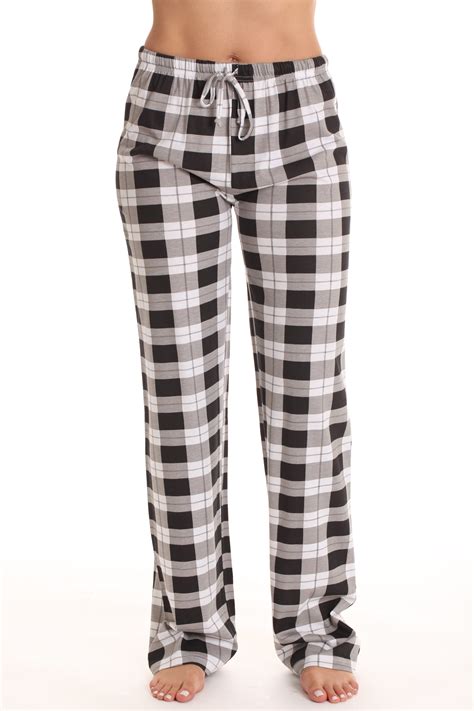 Just Love Women Pajama Pants / Sleepwear (Small, Black - Plaid) - Walmart.com