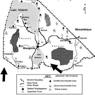 Map of Mangochi District, Malawi. | Download Scientific Diagram