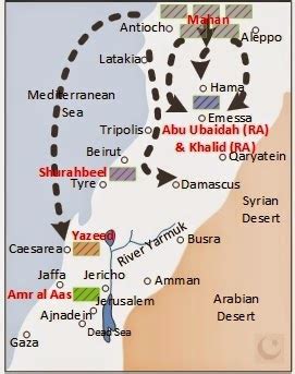 The Battle of Yarmuk : Khalid bin walid Einstein of war Stratergy