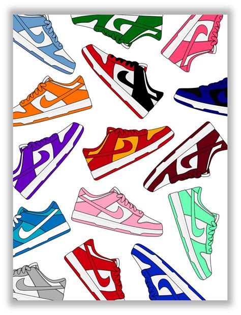 Buy Hypebeast Custom Dunk Low Sneaker – (12x16 Inch) Unframed – AJ Wall art, Hypebeast Room ...