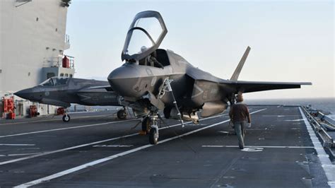 First Two Italian Navy F-35B Returning From The U.S. Land Aboard Cavour ...