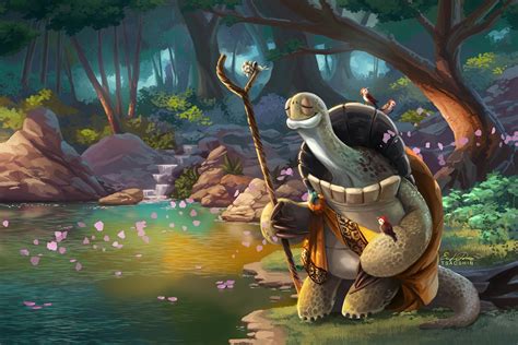 Download Oogway (Kung Fu Panda) Movie Kung Fu Panda HD Wallpaper by Eric Proctor