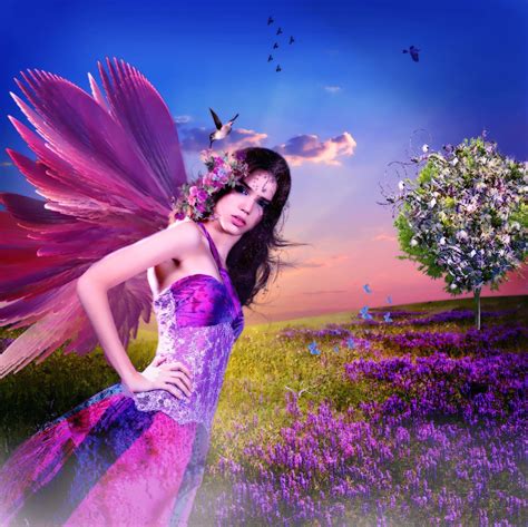 Purple Fairy Wallpapers - Wallpaper Cave