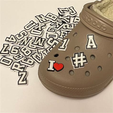 Alphabet Letters Jibbitz Croc Charms Decorations - Etsy UK