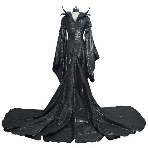 Women Maleficent Black Witch Cosplay Costumes