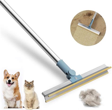 Pet Hair Remover for Carpet - 56 Telescopic Long Handle Carpet Rake for Dog ... 696579314671 | eBay