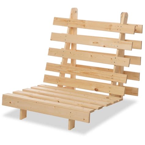 Metro Pine Wooden Folding Guest Futon Frame