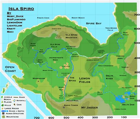 Isla Spiro Map The Isle