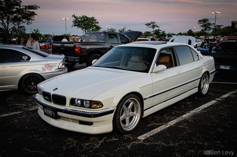 White E38 BMW on AC Schnitzer Wheels - BenLevy.com