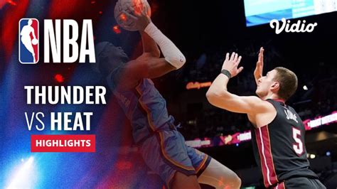 Oklahoma City Thunder vs Miami Heat - Highlights | NBA Regular Season ...