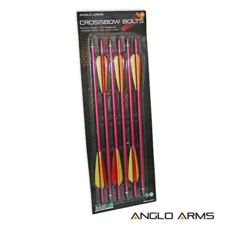 5 x Aluminium Rifle Crossbow Bolts 16 Inch - Knifewarehouse