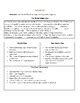 The Great Compromise Worksheet/ Graphic Organizer with Answer Key