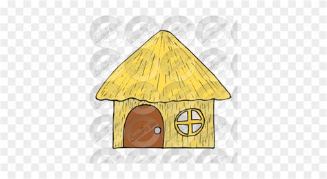 Straw House Clipart