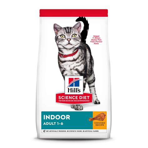 Buy Hill's Science Diet Dry Cat Food, Adult, Indoor, Chicken Recipe 3.5 ...