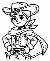 Cartoon Cowboy coloring Page  Download Print Or Color Online For Free sketch template