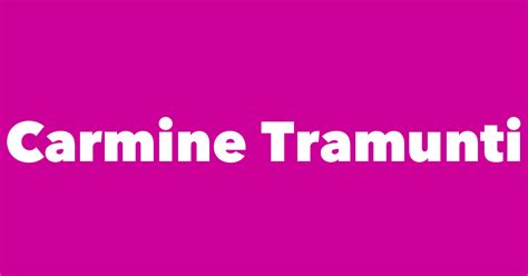 Carmine Tramunti - Spouse, Children, Birthday & More